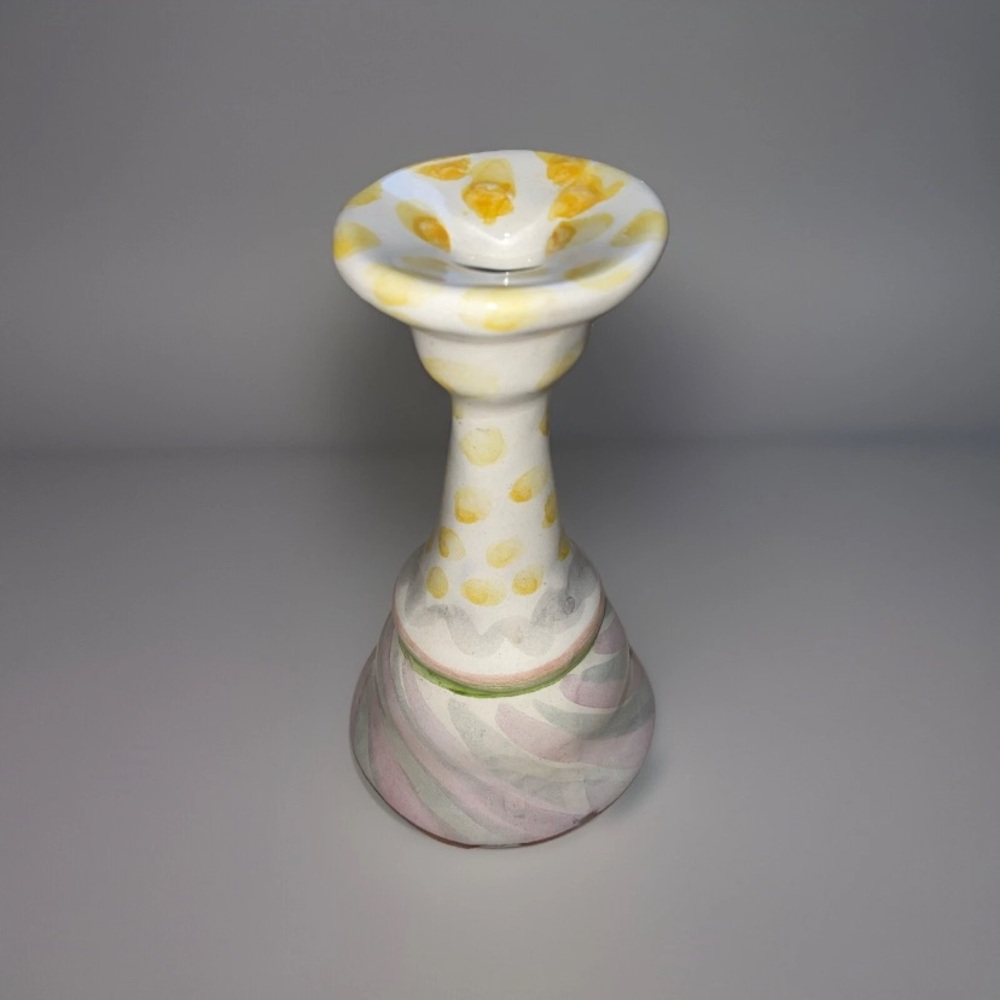 MACKENZIE CHILDS CAYUGA Candle Holder Vintage‎
